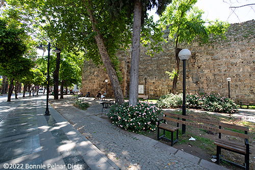 Antalya park near Hadrian's Gate